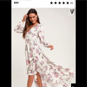 Lulu Floral Maxi High Low Dress